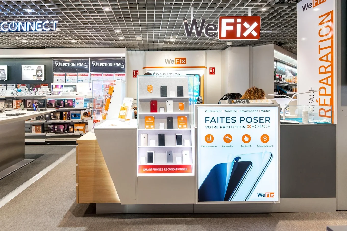 Logo WeFix Fnac Marseille - réparateur téléphone Marseille