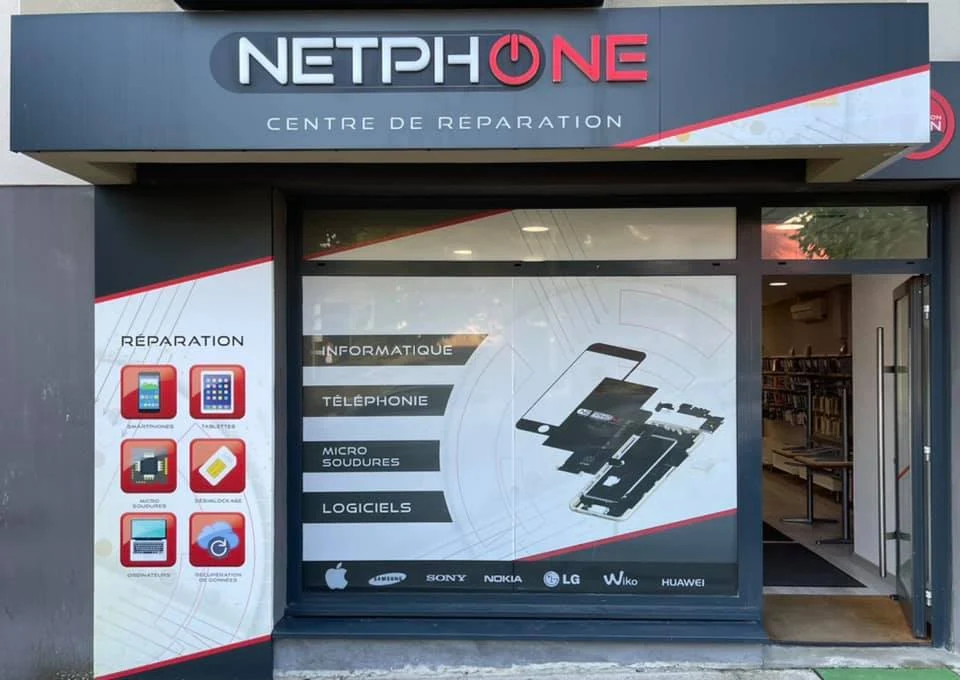 Logo NetPhone - Réparation Ecran, Batterie, Connecteur de charge Téléphone, Smartphone & iPhone à Herouville saint clair